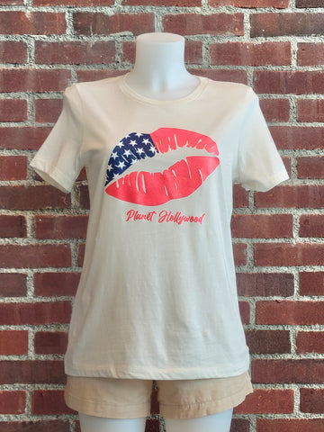 Americana Lips Tee
